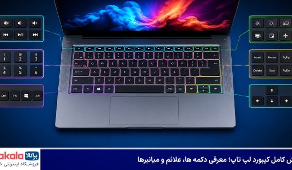 آموزش کامل کیبورد لپ تاپ