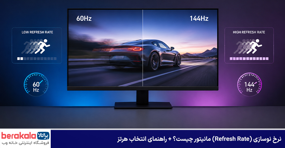 نرخ نوسازی (Refresh Rate) مانیتور چیست