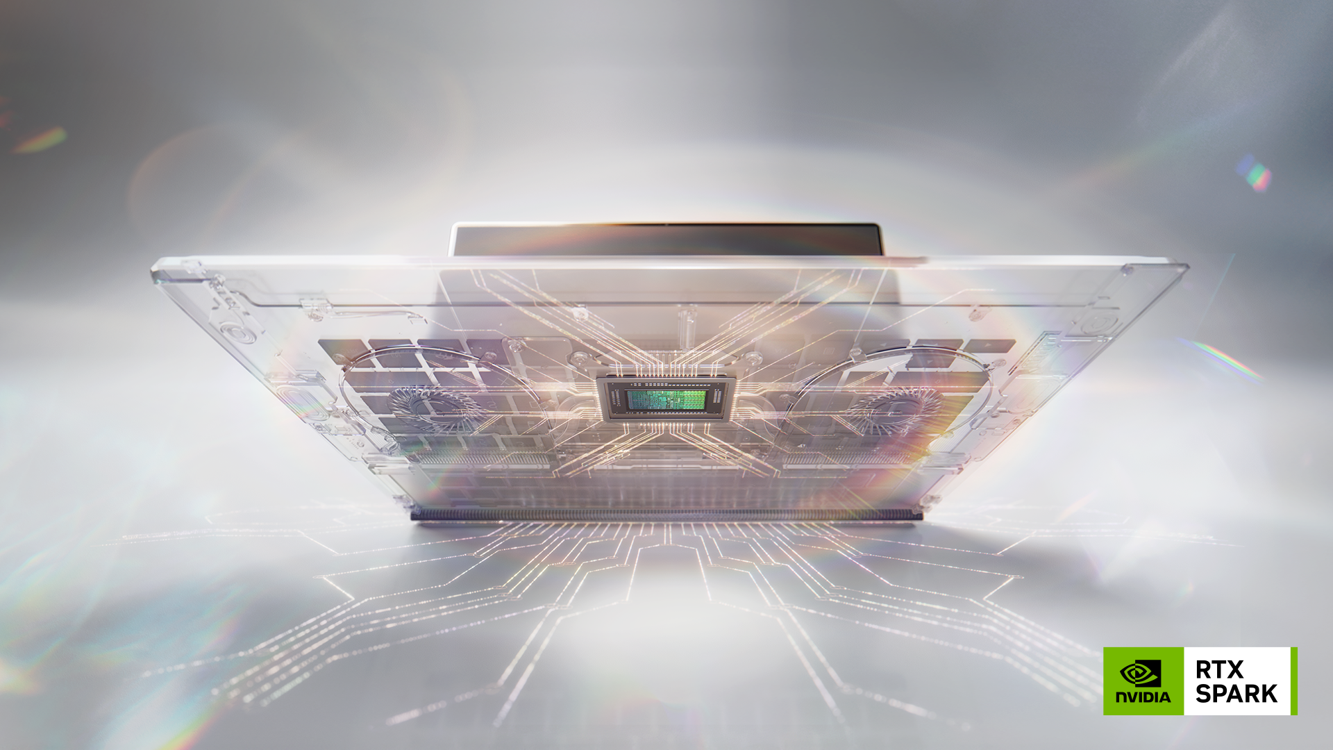 رندر رسمی تراشه NVIDIA RTX Spark